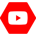 YouTube logo icon